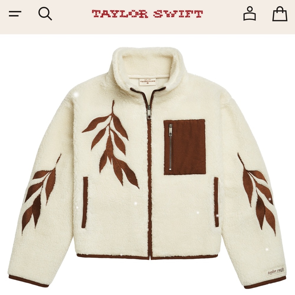 Taylor Swift Life Is A Willow Sherpa Jacket